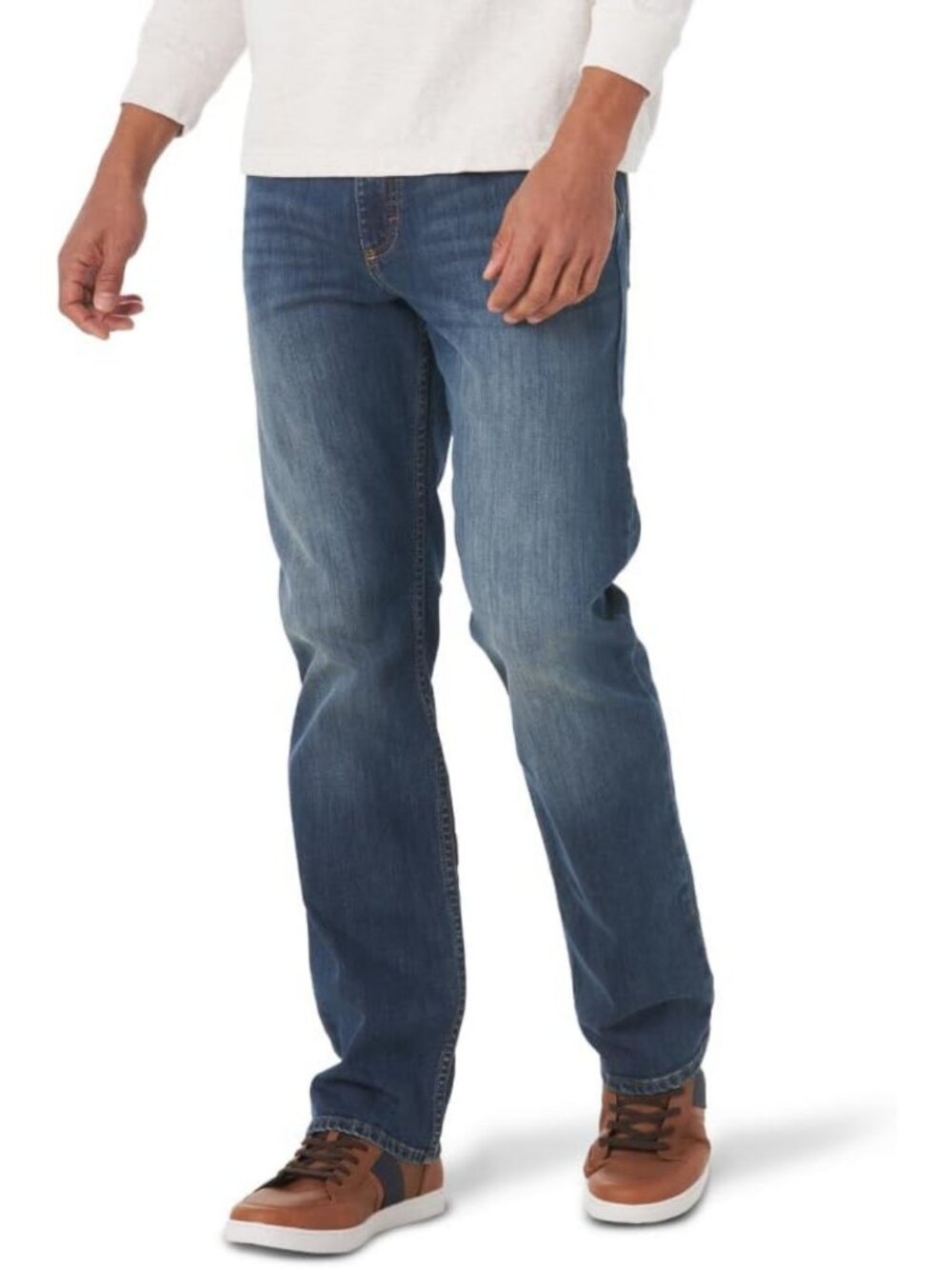 Slim Fit Straight Leg Jeans for Men | Casual Denim Pants, Comfortable & Stylish